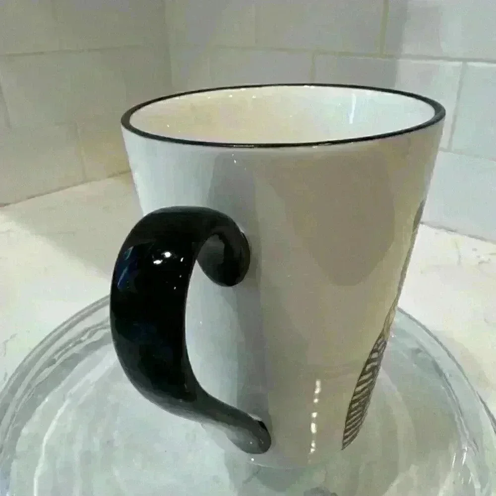 Hipster Brown Bear Mug Cup by Signature 16.5 oz. Big Yellow Glasses & Scarf - Picture 8 of 12